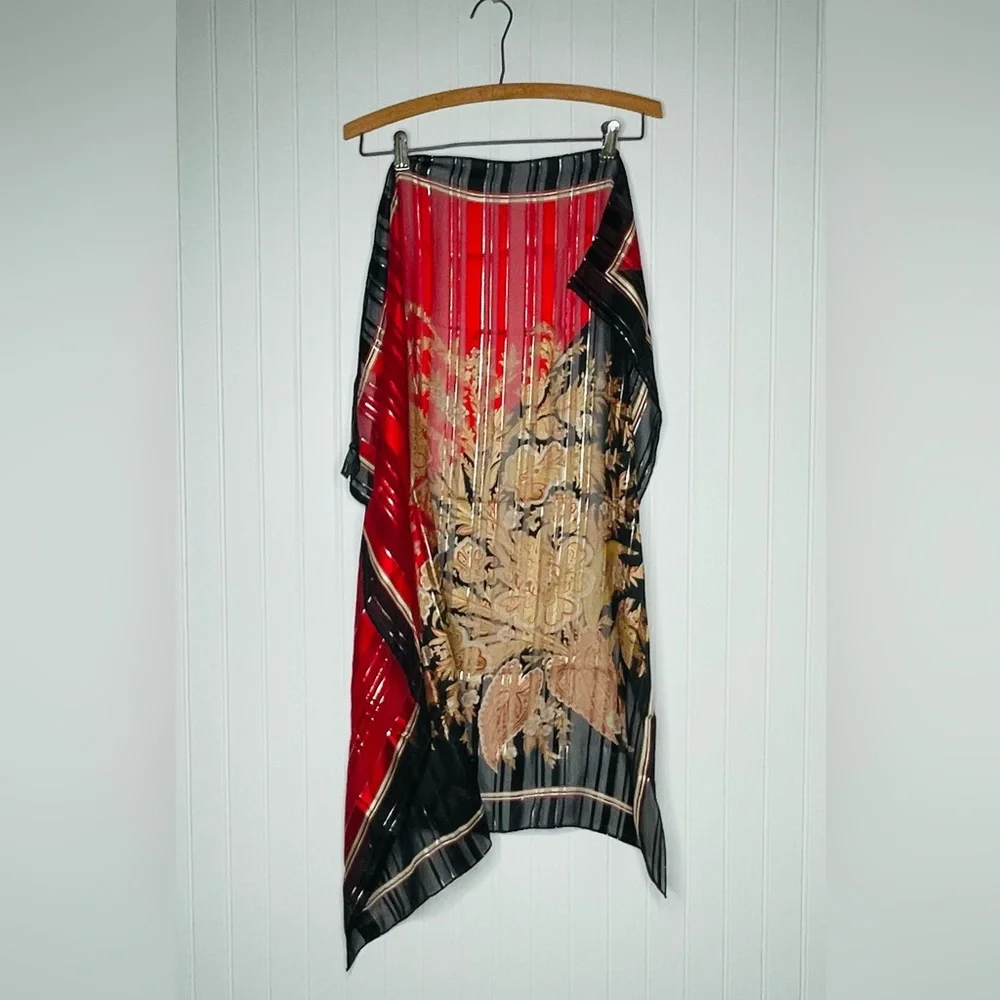 Vintage Valentino Stratos 100% Silk Floral Scarf